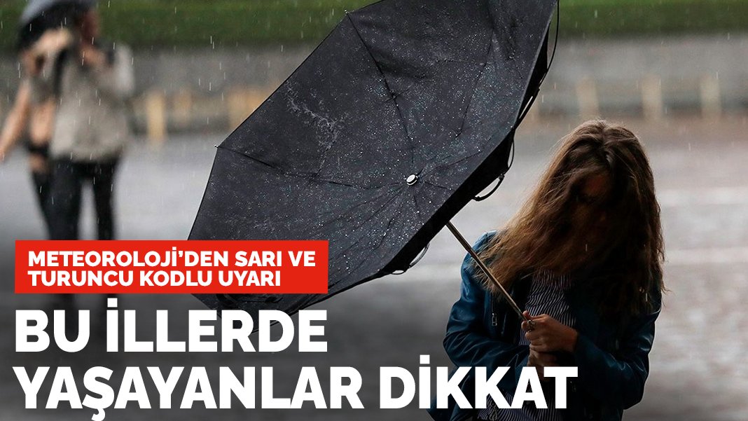 Meteoroloji Den Sar Ve Turuncu Kodlu Uyar Bu Illerde Ya Ayanlar Dikkat