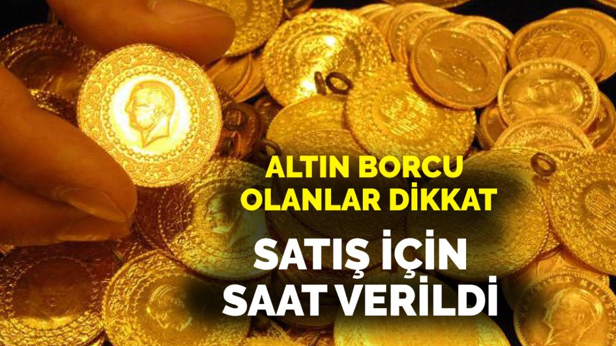 Altın satışı için saat verildi Elinde altını olanlar için dananın