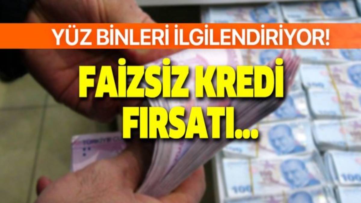 O bankada faizsiz kredi kampanyası başladı Nakit paraya ihtiyacı olan