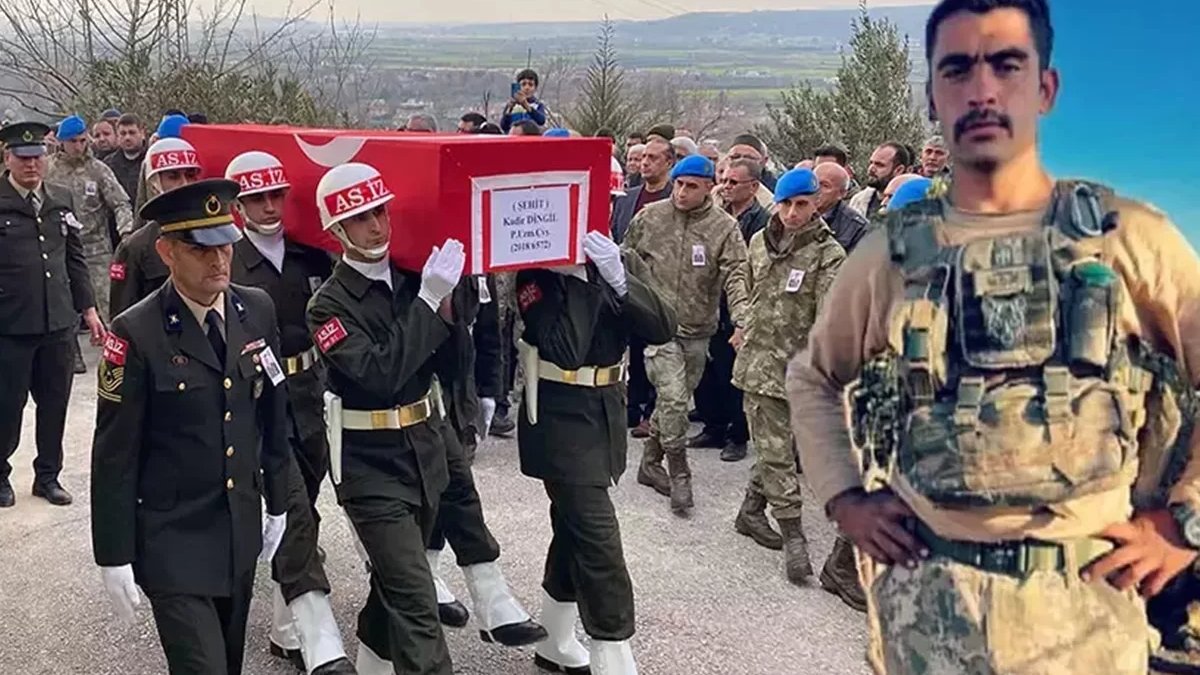 Irakın kuzeyinde 1 asker şehit oldu Türkiye şehidini sonsuzluğa uğurladı