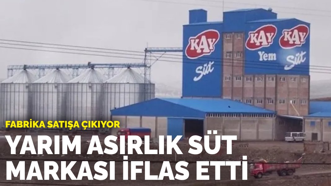 Yarım asırlık süt markası iflas etti Fabrika satışa çıkıyor