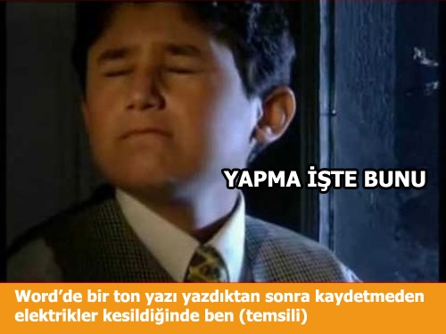 Elektrikler kesilince biz 9