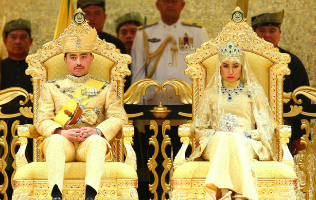 Brunei Devleti'nin Prensi evlendi 4