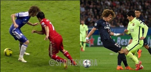 Sosyal medya David Luiz'in yediği çalımı konuşuyor 2