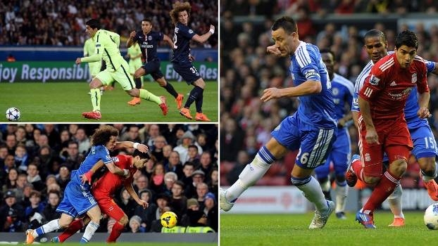 Sosyal medya David Luiz'in yediği çalımı konuşuyor 1