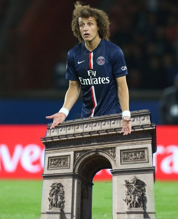 Sosyal medya David Luiz'in yediği çalımı konuşuyor 16