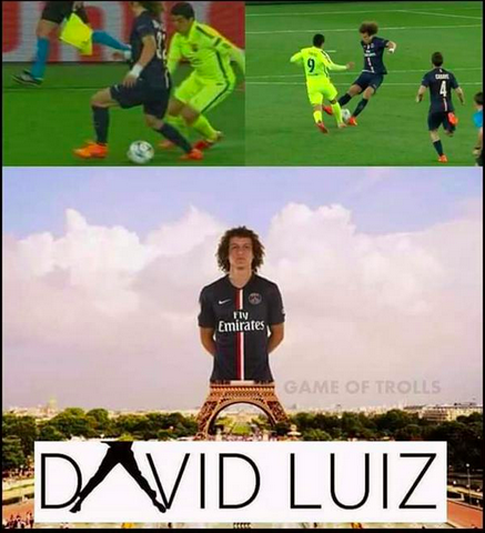 Sosyal medya David Luiz'in yediği çalımı konuşuyor 10