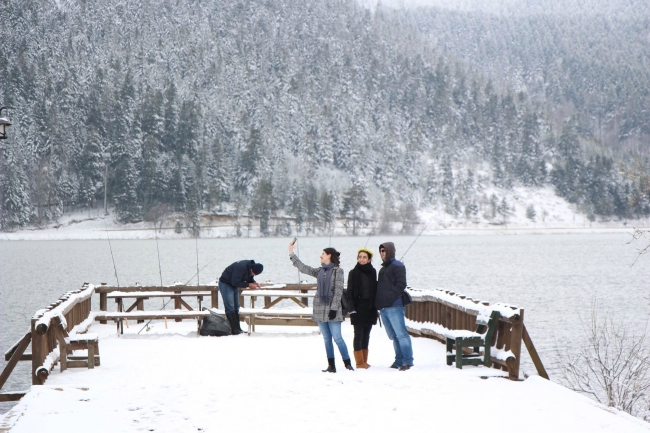 Bolu'da kar manzaraları 2