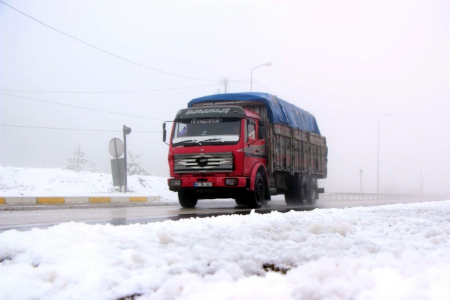 Bolu'da kar manzaraları 8