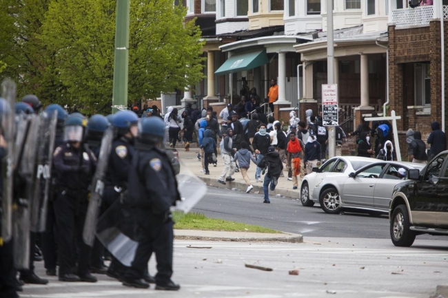 Baltimore'da isyan 16