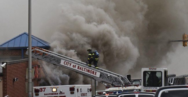 Baltimore'da isyan 50