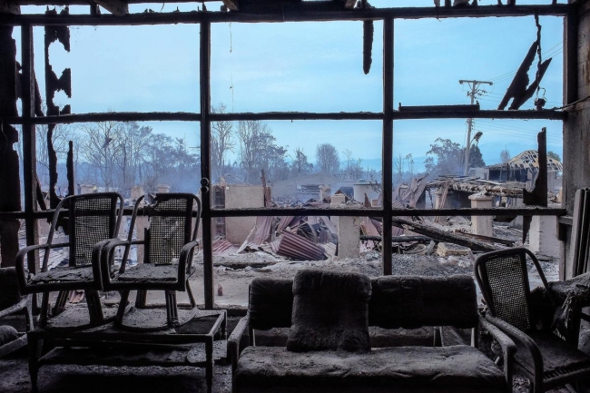 Sinabung yanardağı'nda patlama 10