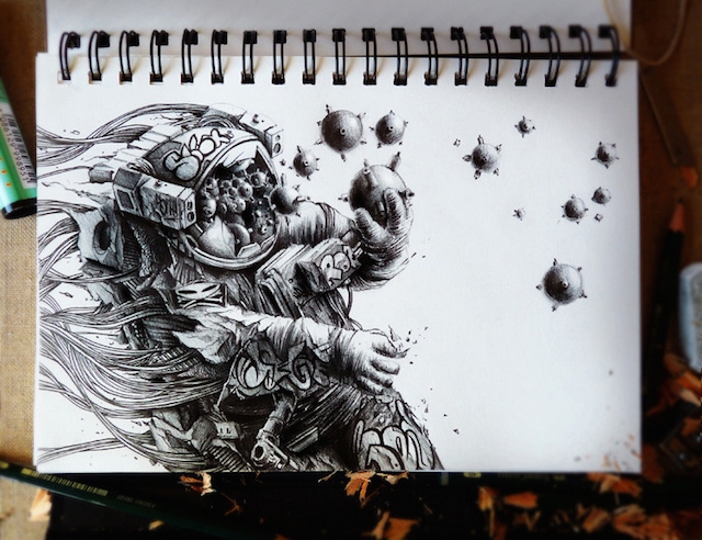 Muhteşem grafit kalem çizimleri 9