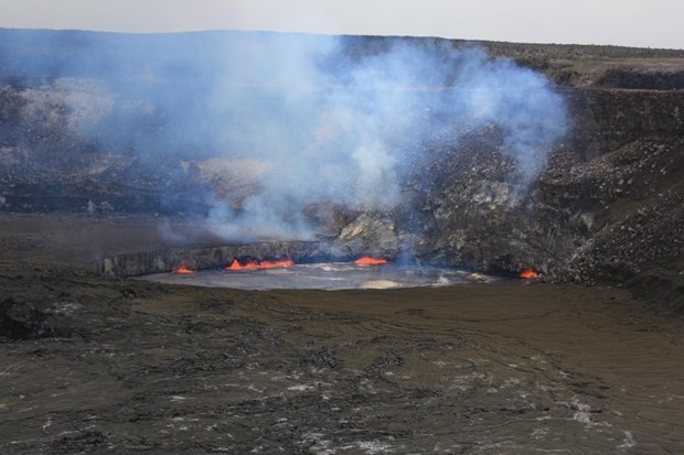 Lav denizi akmaya başladı 5