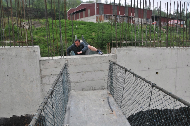 Rize'de fıkra gibi köprü 2