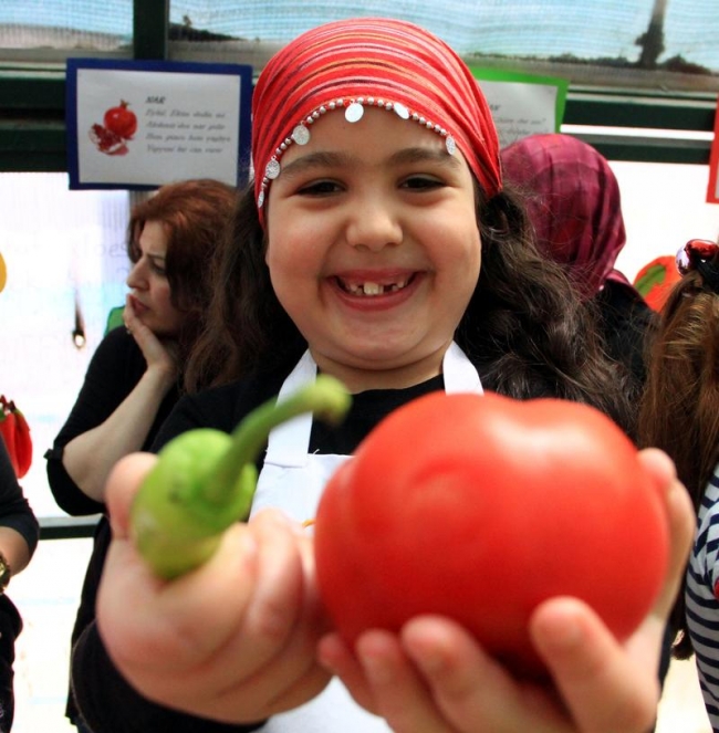 Pazarcı miniklerden renkli kareler 3