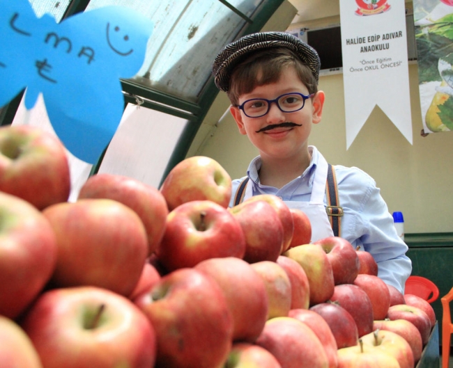 Pazarcı miniklerden renkli kareler 4
