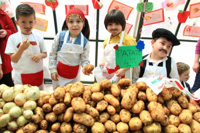 Pazarcı miniklerden renkli kareler 10