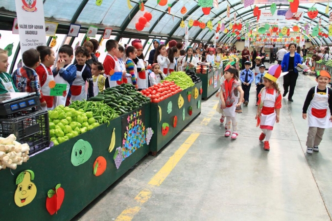 Pazarcı miniklerden renkli kareler 11