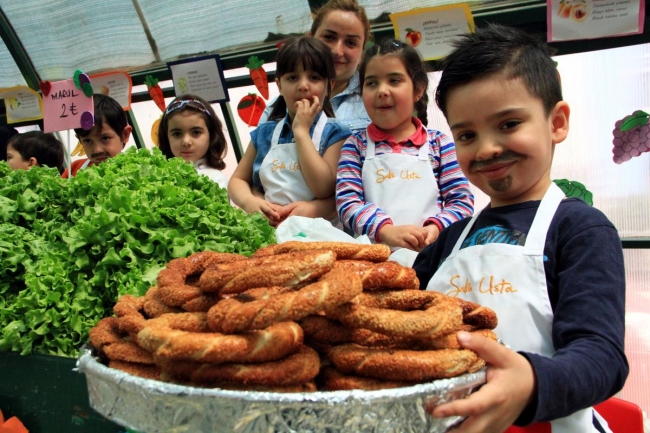 Pazarcı miniklerden renkli kareler 12
