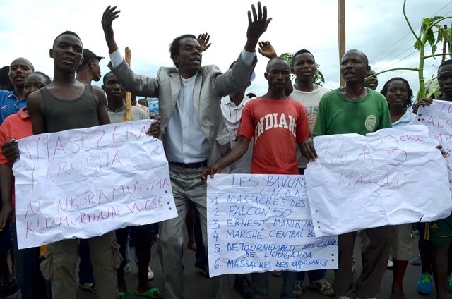 Böyle olur Afrikalı'nın protestosu... 3