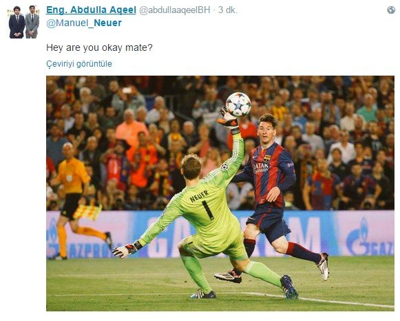 Talihsiz 'patron' Manuel Neuer 14