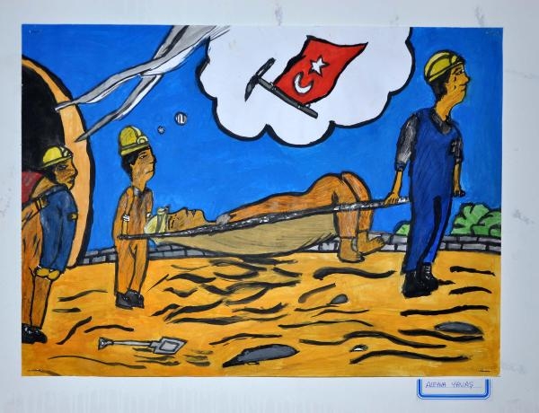 Soma faciası anısına resim sergisi yapıldı 15