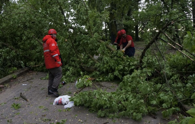 Fırtına Marmara'yı vurdu 20