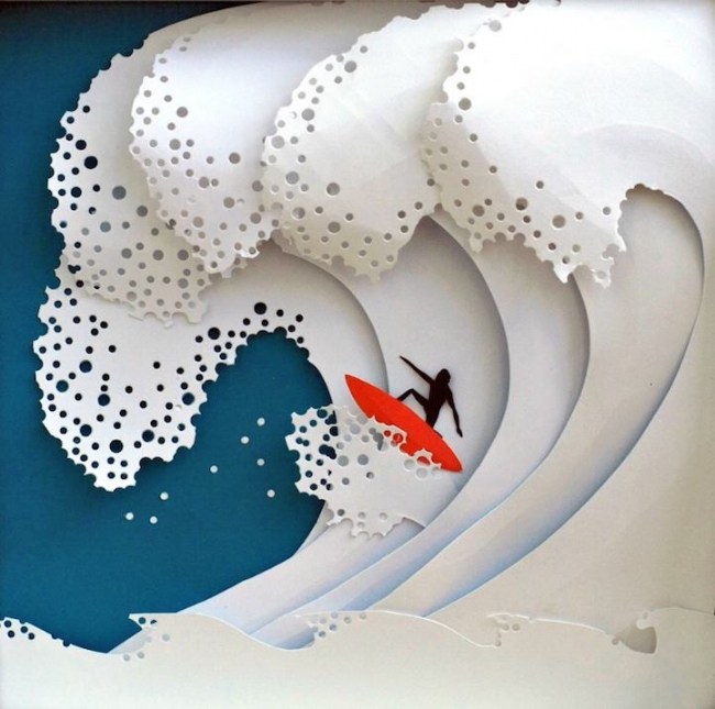 Kağıt illüstrasyonlar ile masalsı yolculuk 2