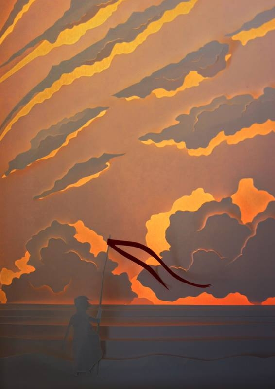 Kağıt illüstrasyonlar ile masalsı yolculuk 7