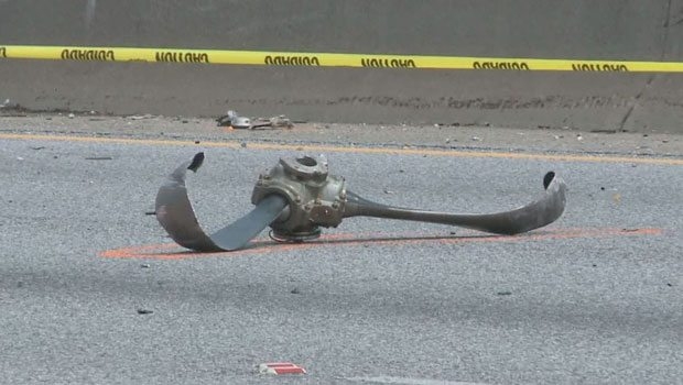 Otoyola çakıldı! 1