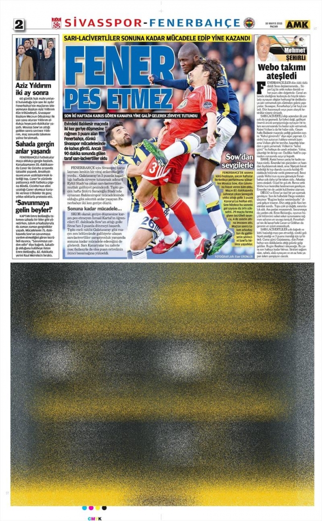 10 Mayıs Spor Manşetleri 85