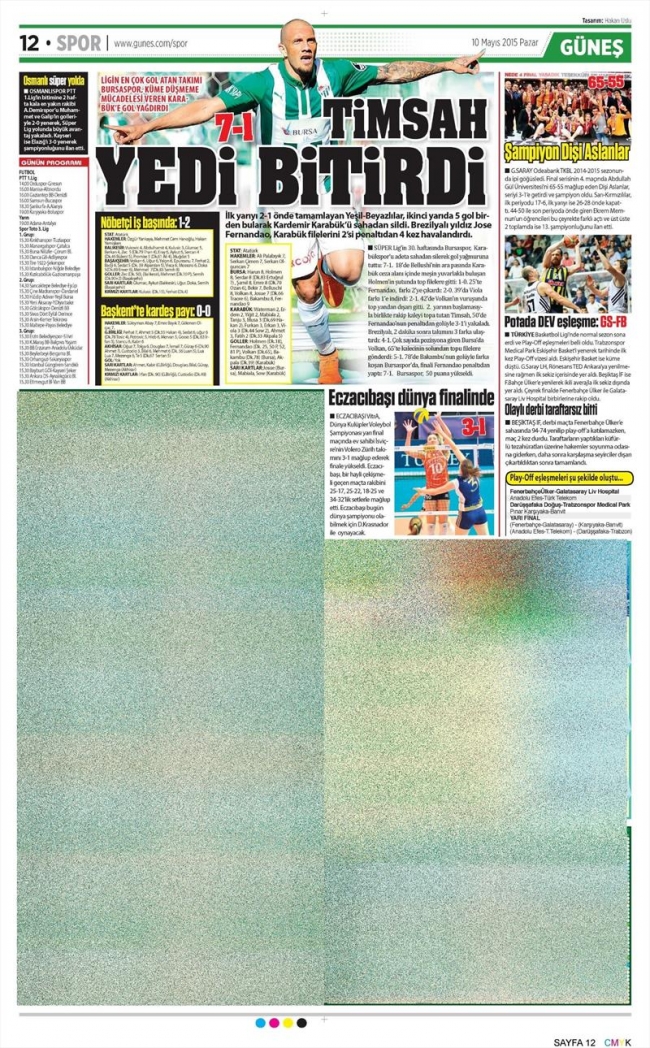 10 Mayıs Spor Manşetleri 50
