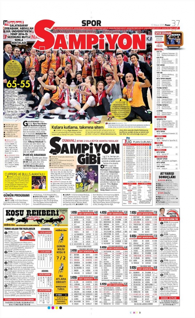 10 Mayıs Spor Manşetleri 40