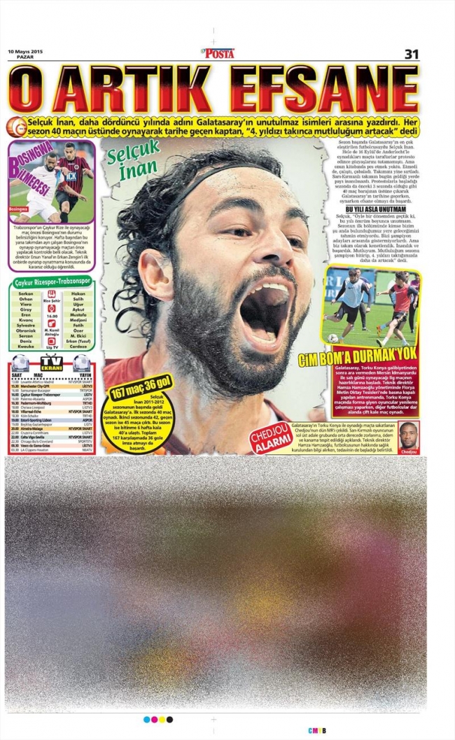 10 Mayıs Spor Manşetleri 28