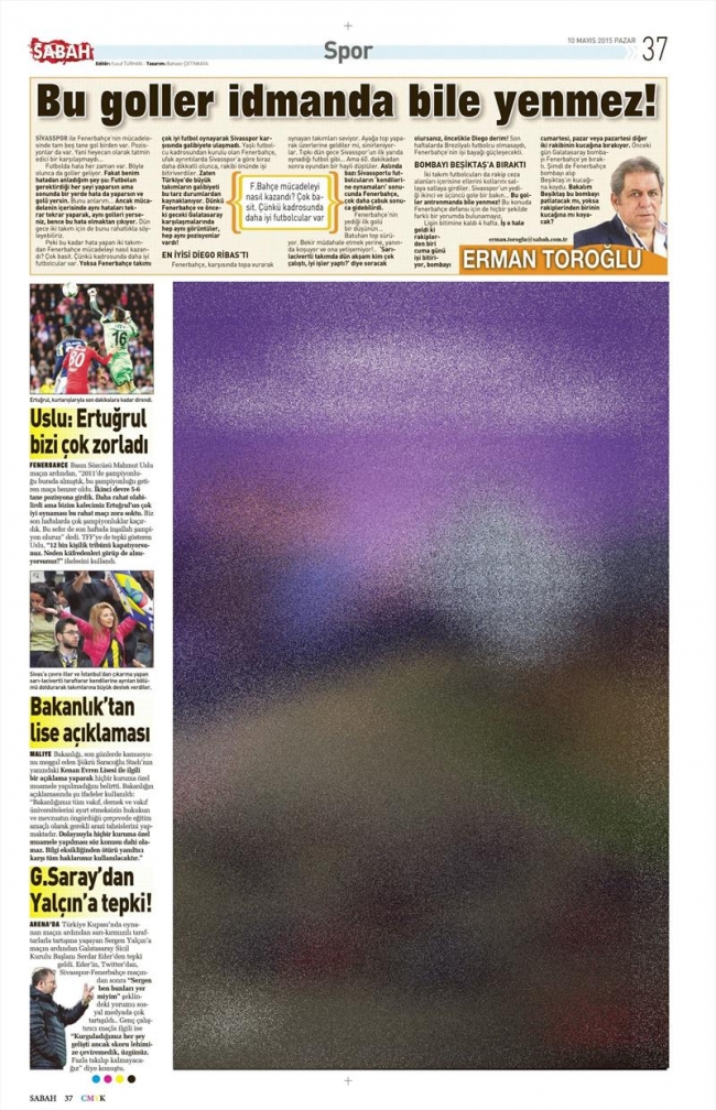 10 Mayıs Spor Manşetleri 23
