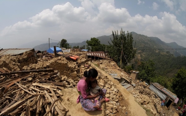 Nepal'de felaketin izleri sürüyor 1