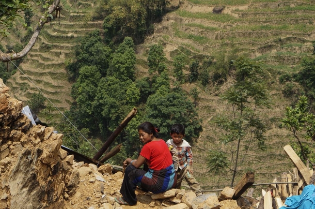 Nepal'de felaketin izleri sürüyor 13