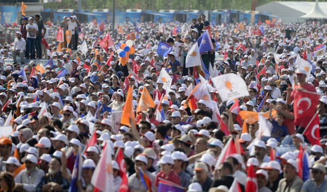 AK Parti'nin İstanbul mitinginden renkli kareler 3
