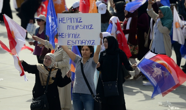 AK Parti'nin İstanbul mitinginden renkli kareler 4