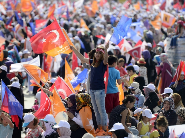 AK Parti'nin İstanbul mitinginden renkli kareler 5