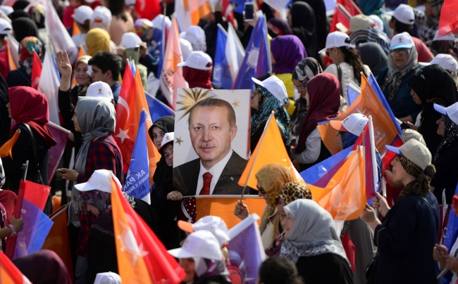 AK Parti'nin İstanbul mitinginden renkli kareler 7