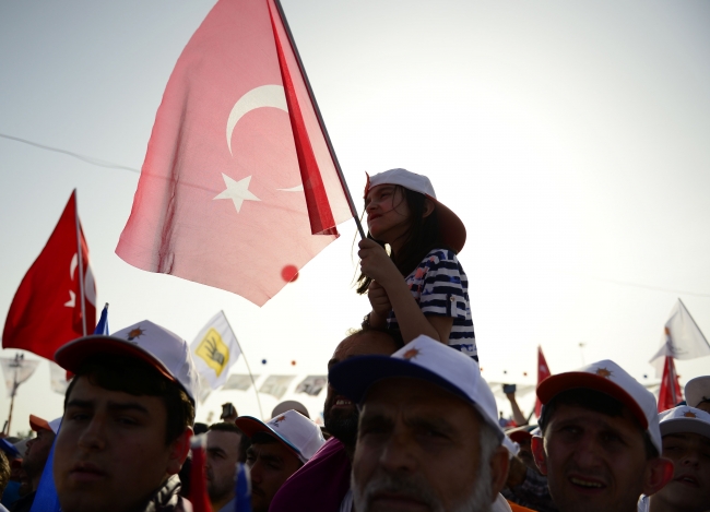 AK Parti'nin İstanbul mitinginden renkli kareler 26