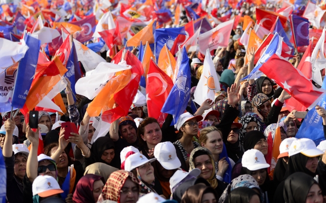 AK Parti'nin İstanbul mitinginden renkli kareler 27