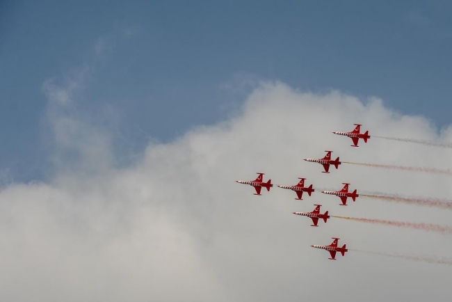 Gökyüzünde "Türk Yıldızlar" şovu... 8