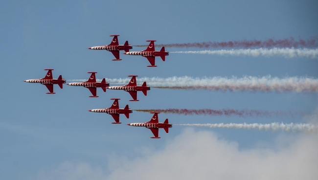 Gökyüzünde "Türk Yıldızlar" şovu... 12