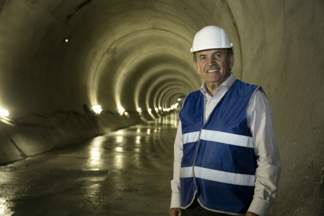 Başkan metroya indi 4