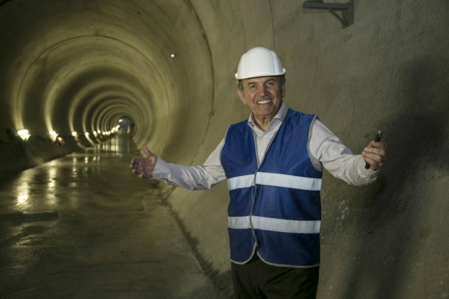 Başkan metroya indi 5