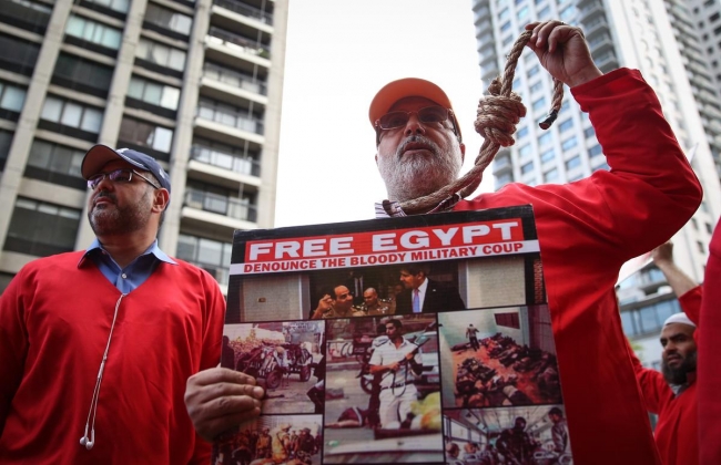 NewYork'ta Mursi'ye destek protestosu 2