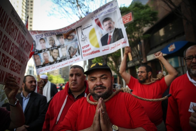 NewYork'ta Mursi'ye destek protestosu 5